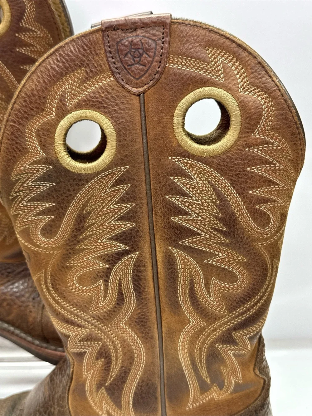 Ariat Men's 10002227 Heritage Roughstock Square Soft Toe Western Boot Brown 9EE